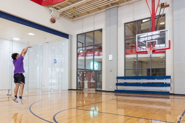 Shoot some hoops at the RecPlex in University Park.