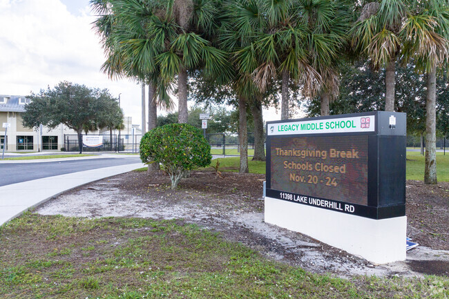Legacy Middle School believes in parental and community involvement.