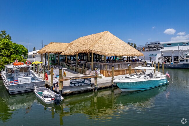There are a few waterfront restaurants to enjoy from Cortez kitchen to Swordfish Grill.