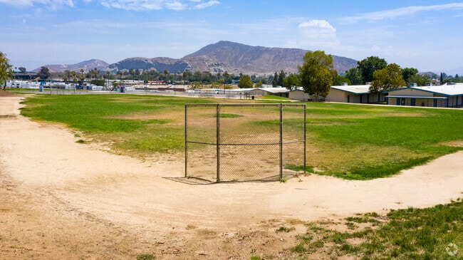 Practice your swing at Rustic Lane Elementary School in Rubidoux.