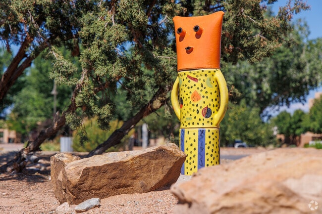 Santa Fe is known for its art and you can spot the influence through Rancho Viejo.