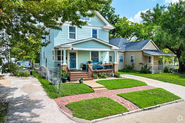 Monroe is lined with century-old homes, many of which have been renovated.