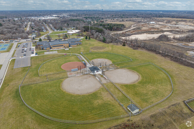Crossroads Middle School in Grand Rapids, Michigan has one of the best baseball fields.