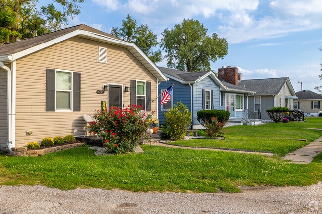 Step back in time with the sleek lines and designs of Fairmont City's midcentury residences.