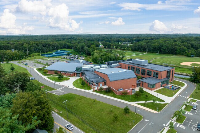 The Morgan School earns a B-plus, and students can take honors and Advanced Placement courses.