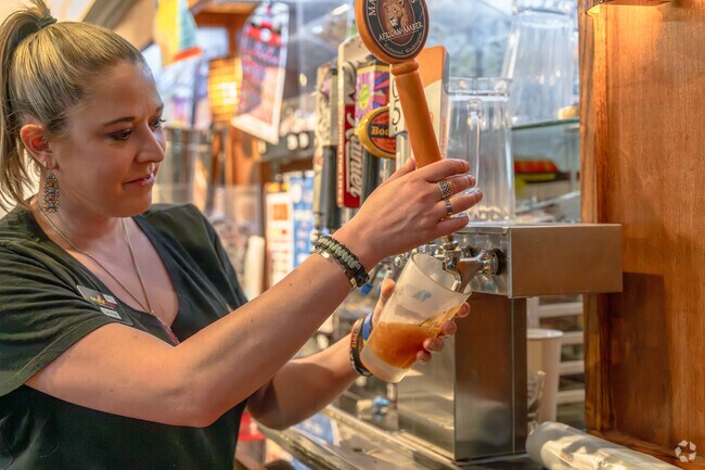 Have a refreshing draft beer after work at Buzz Inn Steakhouse near Canyon Creek.