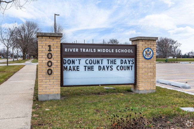 River Trails Middle School serves student grades sixth through eighth.