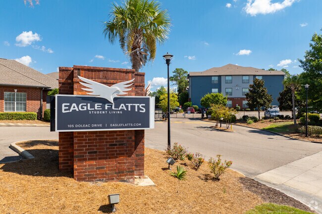 Part of the community in The Highlands is the many housing styles for students.