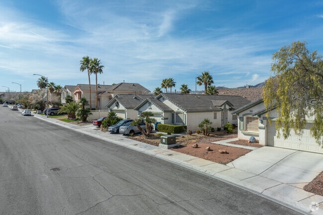 Lone Mountain features different styles of houses.