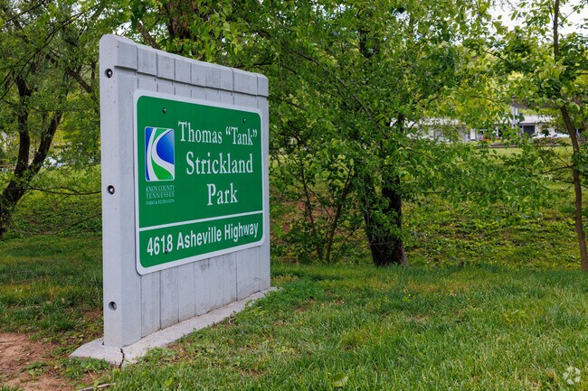 Tank Strickland Park in Chilhowee Hills honors the City’s longtime Community Relations Director.