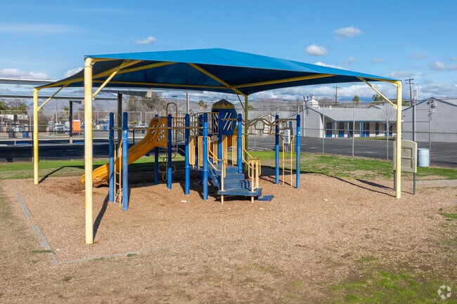 The playground at McCord Elementary School in Orange Cove.