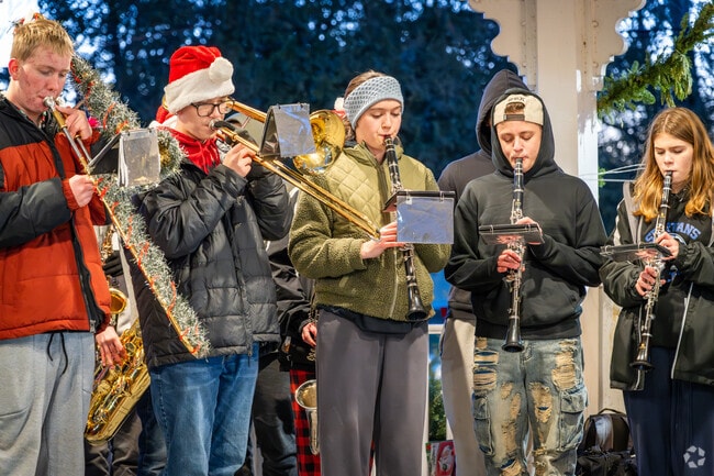 Celebrate the holidays with live music and toy donations in Bishop Heights.