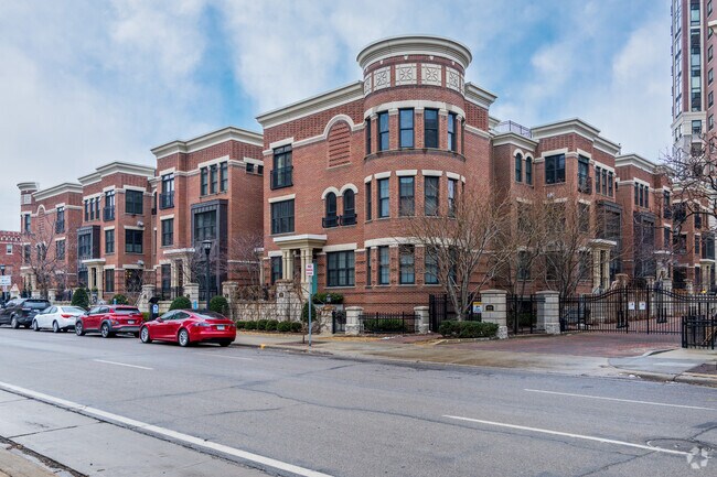 Elliot Park has many townhomes, condos, and apartments.