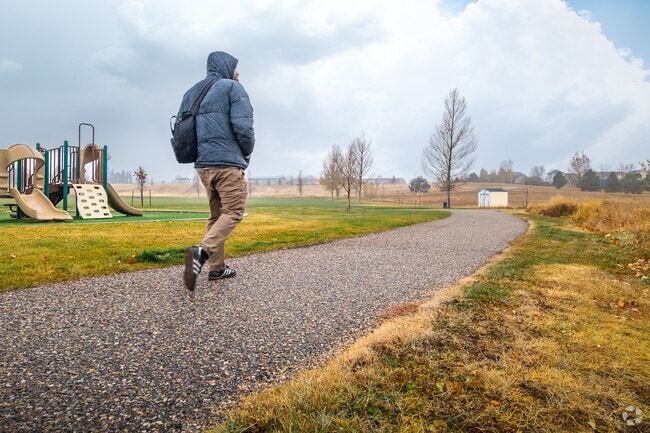 Enjoy a brisk morning walk at Sun Valley Park in Cheyenne.