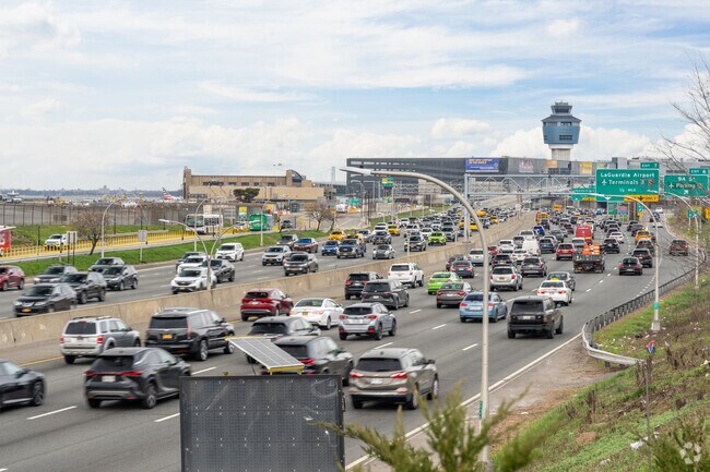 LaGuardia Airport is a short drive away