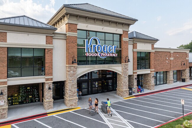 The Market at Haynes Bridge features a Kroger Food & Pharmacy in Newtown.