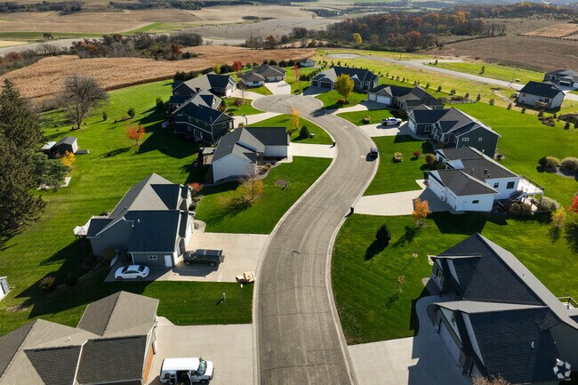 Newer properties in Chatfield cluster along quiet streets with modern layouts.