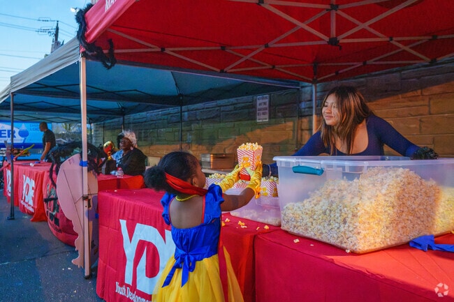 Be sure to snack on plenty on popcorn during the Halloween Bash.