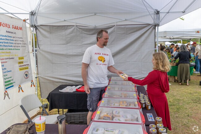 Forx Farm makes artisan cheese in Anderson SC to sell at the Travelers Rest Farmers Market.
