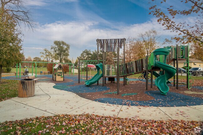 Garnsey Parks playground sits on the parks 7-acres of recreational space in Joliet IL.