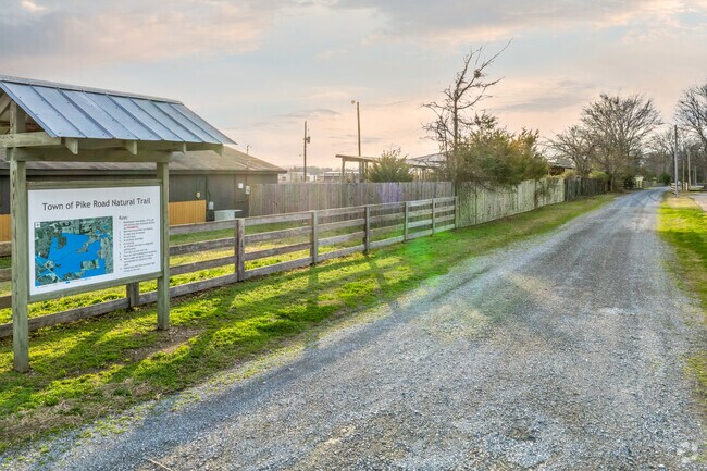 Discover the breathtaking Nature Trail in the Pike Road Community—your perfect escape into the beauty of the outdoors.