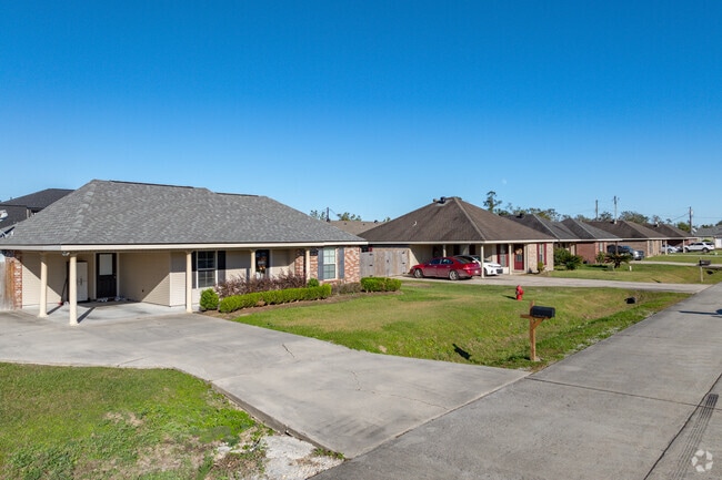 Schriever is an eclectic neighborhood with different home styles.