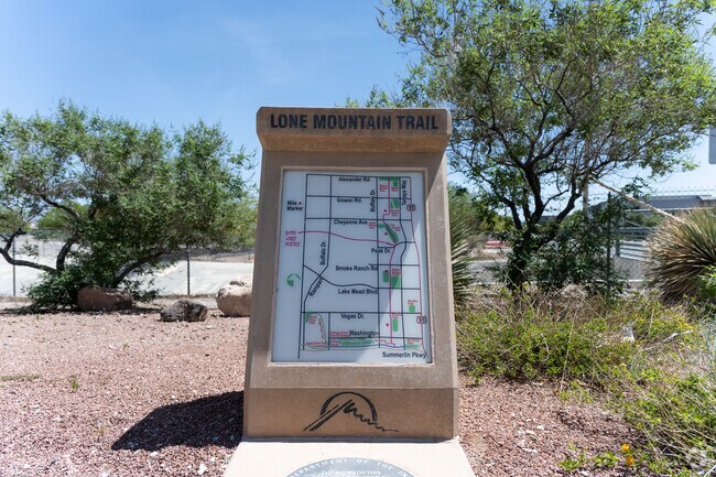 Desert Shores features a variety of trails and walking paths.
