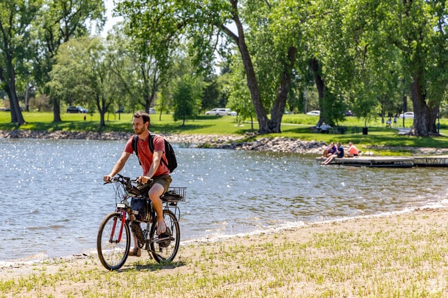 Grays Lake Park in Southwestern Hills is a popular destination for cyclists across the city.