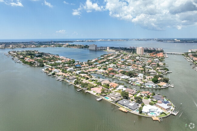 Bayway Isles has many waterfront homes in next to St. Pete Beach.