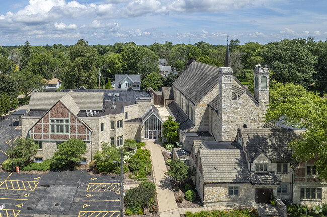 The Cooperative School is in a secluded part of Appleton.