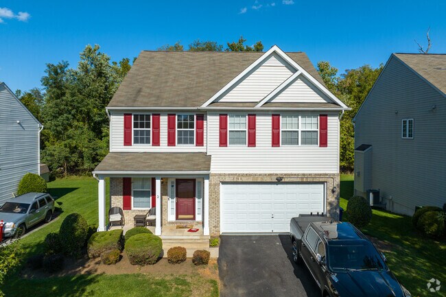 Traditionally built homes are prevalent in Reisterstown Station.