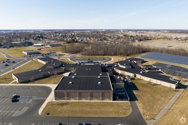 Wauseon Middle School Side Aerial - 2