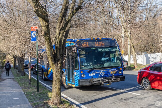 Buses run throughout New Springville.