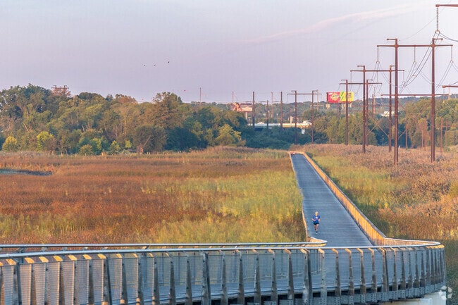 Get in a workout on the Jack Markell Trail just outside of Minquadale at sunrise.