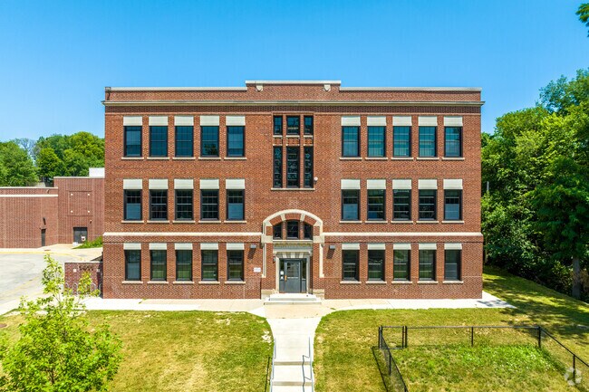 Stowe Elementary School near Accent was started in 1915 and has parts of the original building.