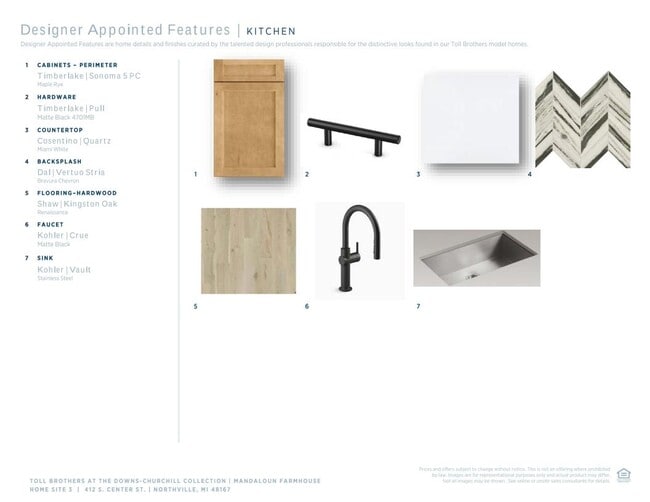 Toll Brothers at The Downs - Churchill Collection, Mandaloun Farmhouse Plan unit 38410045, Northville, MI 48167 - photo 6