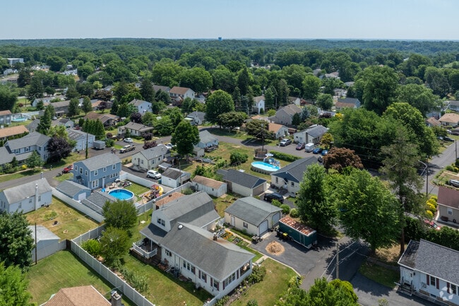 Families enjoy the spacious yards in the Feasterville neighborhood.