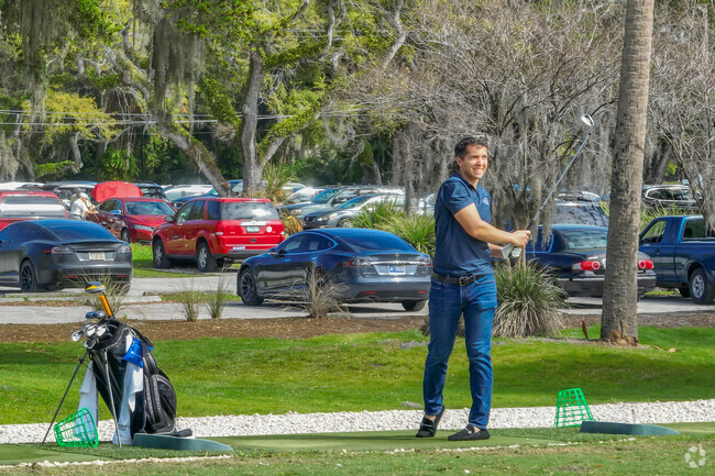 Practice your swing at Rocky Point Golf Course.