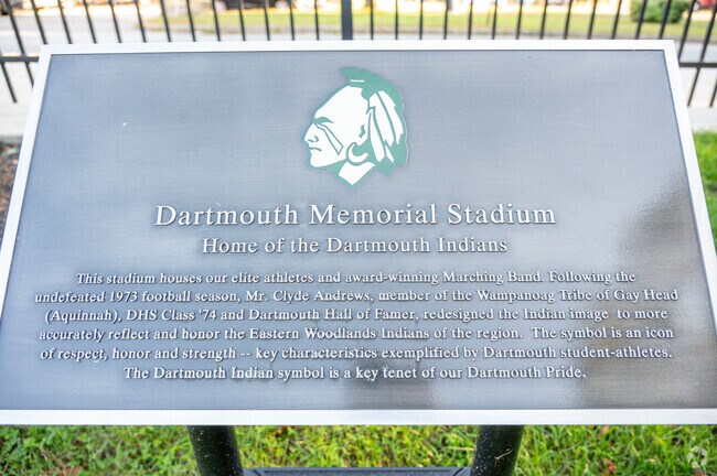 Dartmouth Memorial Stadium hosts frequent local high school games.