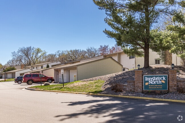 Residents can access the Innsbruck North Townhomes community from Innsbruck Drive.