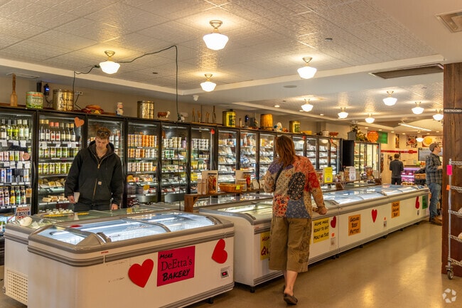 Ream's also offers seafood and other grocery items in the shop.