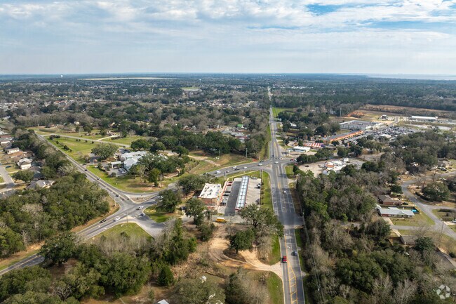 Up-and-coming Five Points in Pace as new commercial developments popping up all the time.