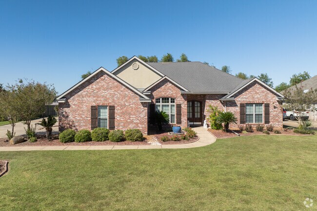 Beautifully landscaped yards often enhance the curb appeal of these distinctive homes.