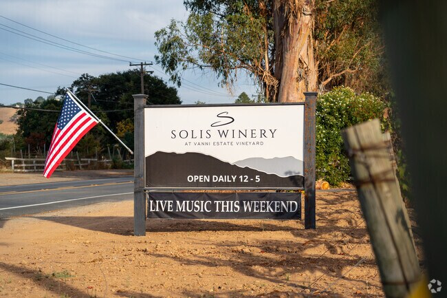Solis Winery is one of the local spots to go to in the Gavilan Hills.