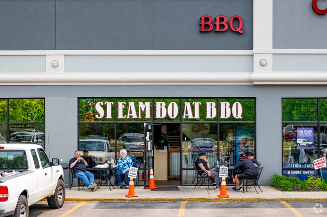 Looking for lunch, head to Steam Boat BBQ in Hawthorne's Main St Plaza.