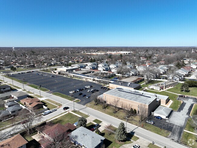 St. Damian Elementary School has many students who commute by walking and on bikes.