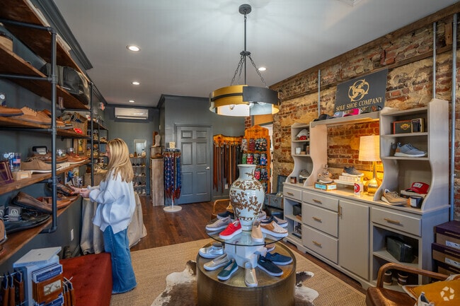 Locally owned boutiques and gift shops can be found while walking the historic downtown area of Perry.