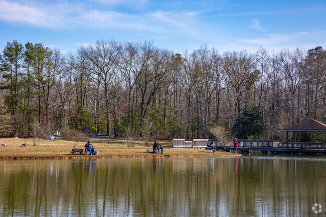 Dorey Park’s trout lake in Sandston is catch and release only.