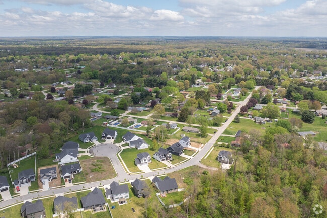 Closer to the Michigan border in Granger is more developed with residential communities.