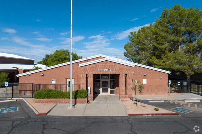 Lowell Elementary School in Mesa is named after James Russell Lowell.